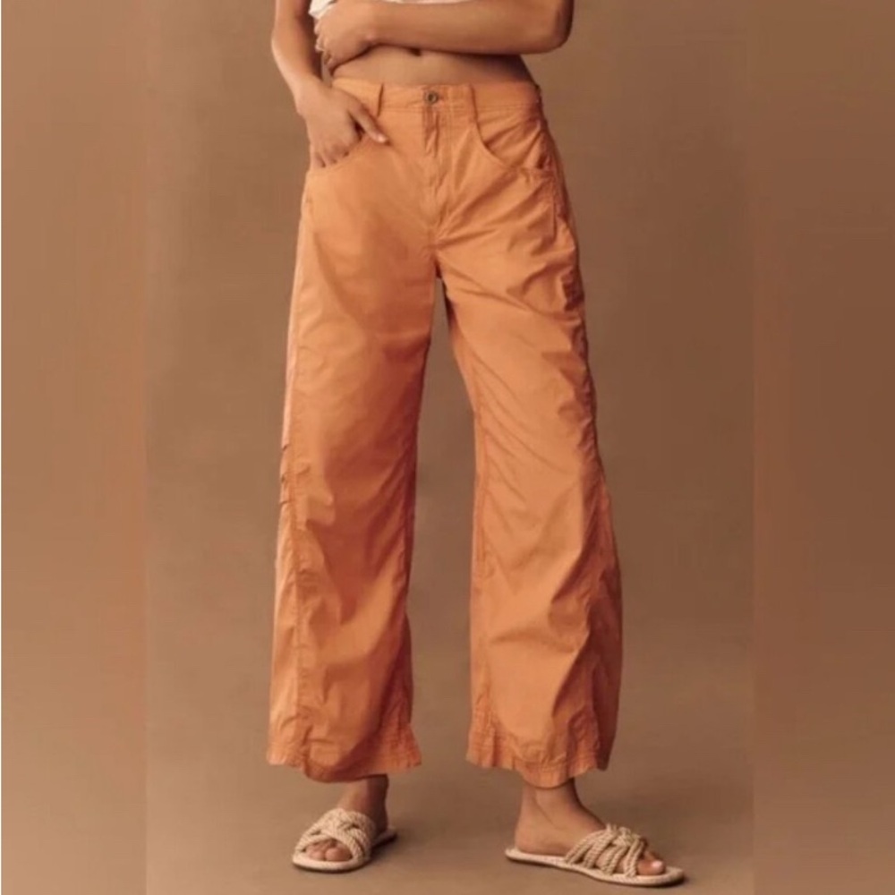 Pilcro By Anthropologie Too Hot to Barrel Parachute Pants